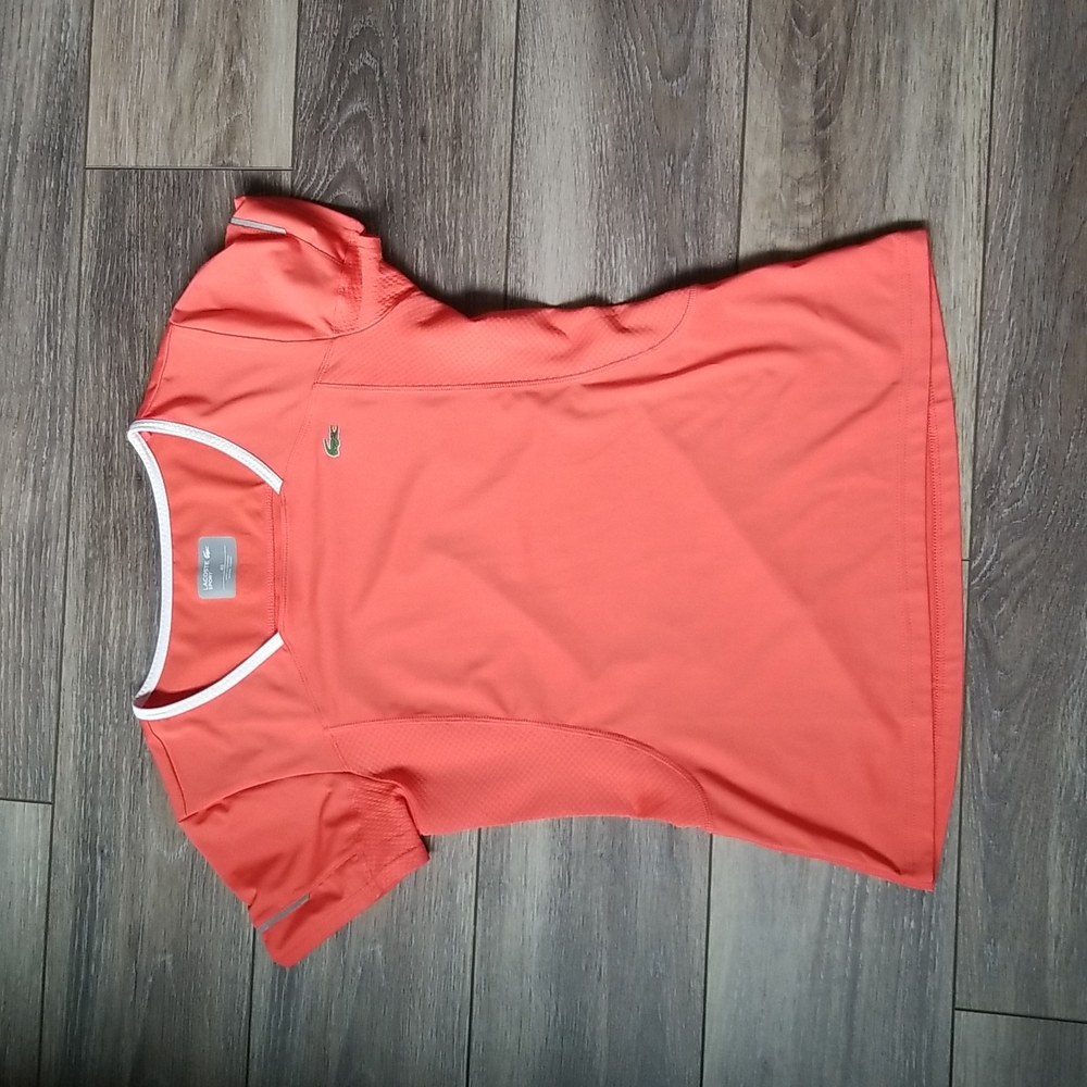 LaCoste Sport Bright Orange Top